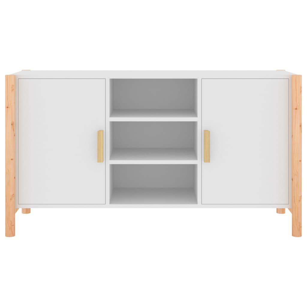 Sideboard Weiß 107x38x60 cm Holzwerkstoff